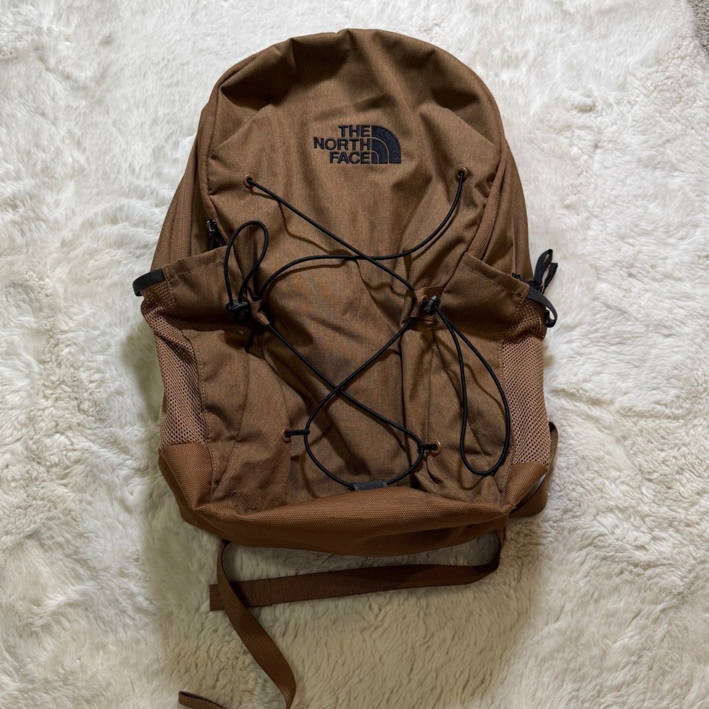 The North Face Jester Backpack OS Brown FlexVent Laptop Daypack Hiking Tech